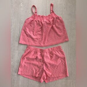 Dreaming of Jules Eyelet Camisole & Shorts Sleep Set